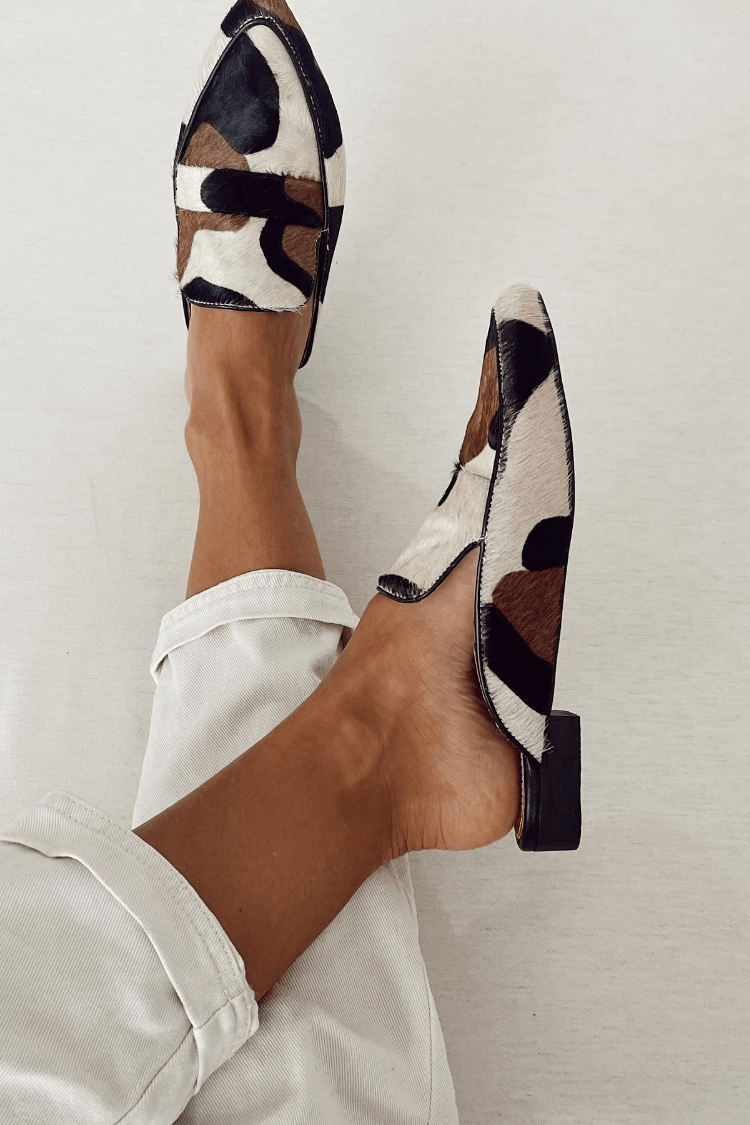 Britney | Loafer With Abstract Pattern