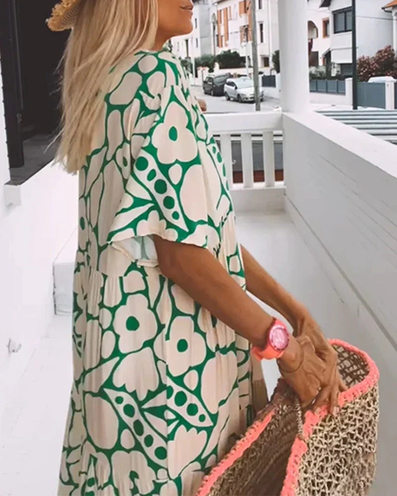 Lily™ | Floral Boho Maxi Dress