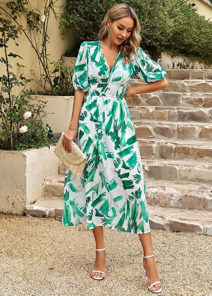 Allison | Elegant Floral Dress