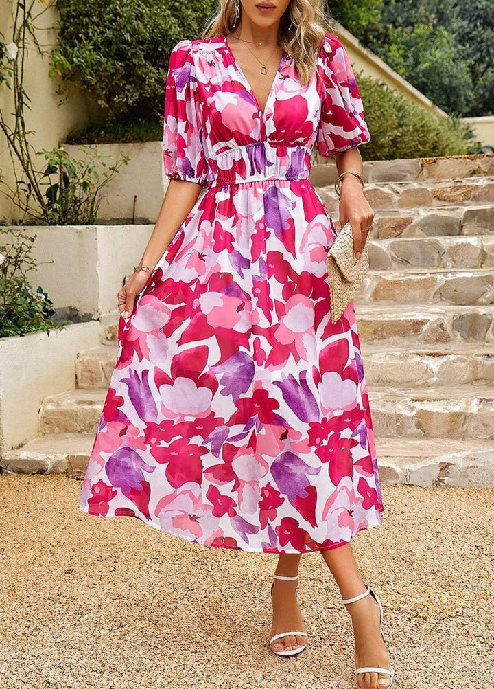 Allison | Elegant Floral Dress