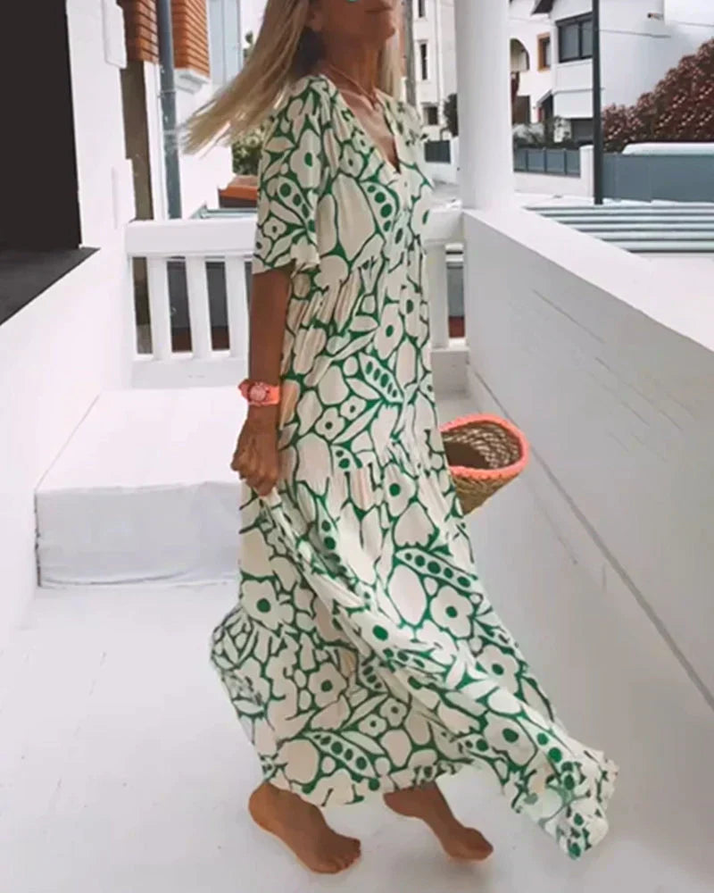 Lily™ | Floral Boho Maxi Dress