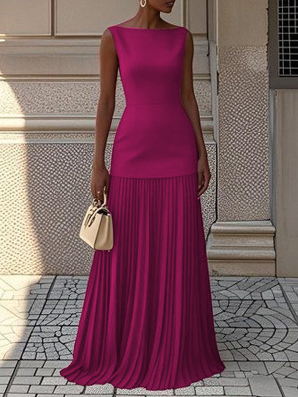 JULIET – TIMELESS ELEGANCE SLEEVELESS MAXI DRESS