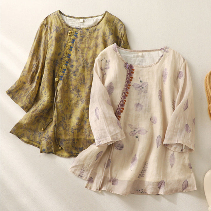 Noy™ | Floral Relaxed Blouse