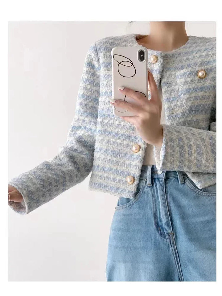 Victoria™ - Elegant Tweed Blazer