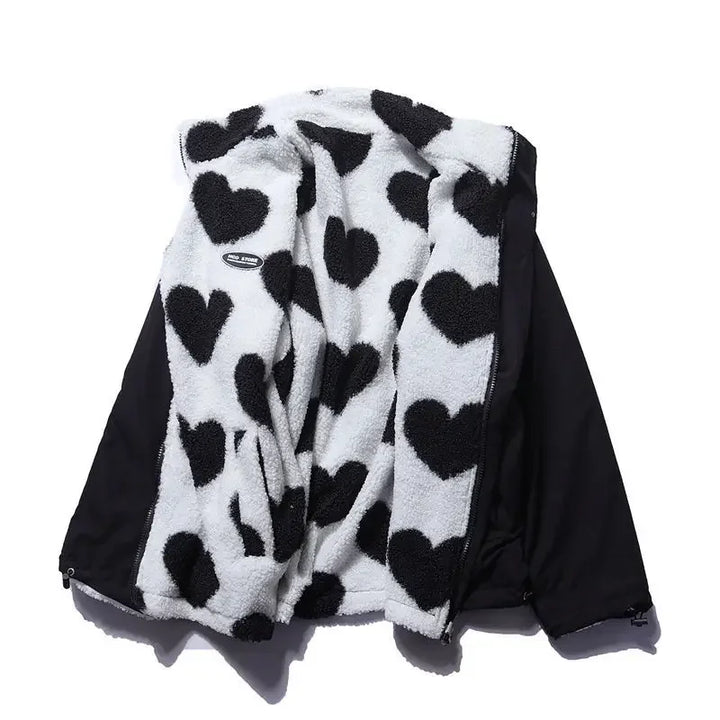 Alveena | Reversible Heart Jacket