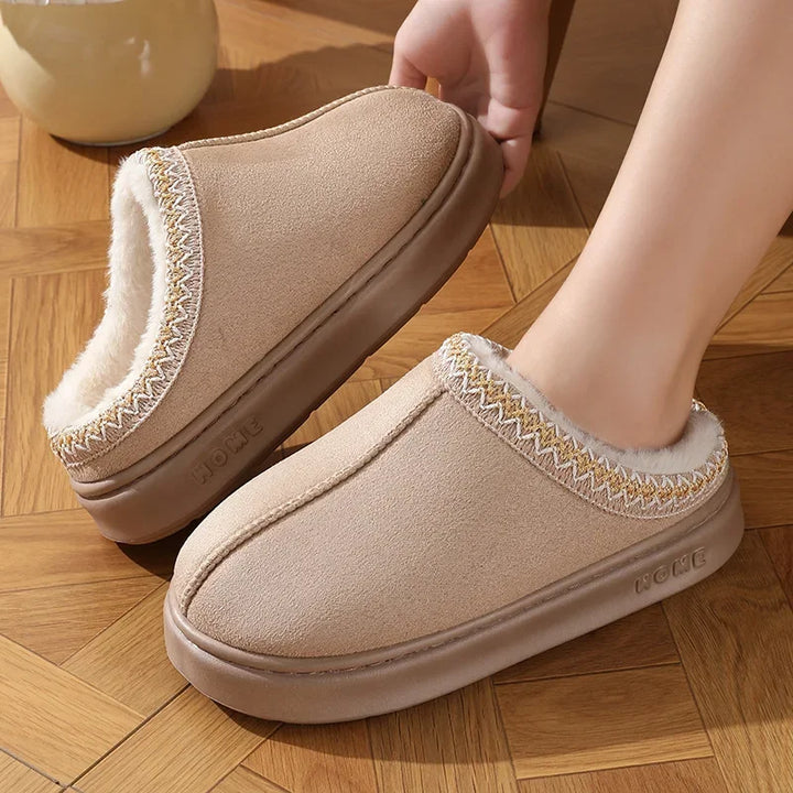 Chloe | Fluffy Platform Slippers™