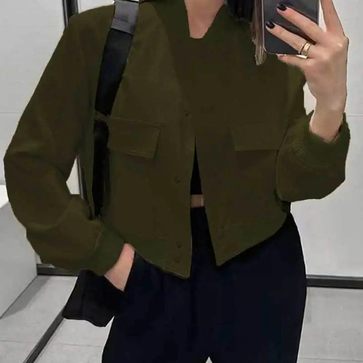 Mia™ - Vintage Bomber Jacket