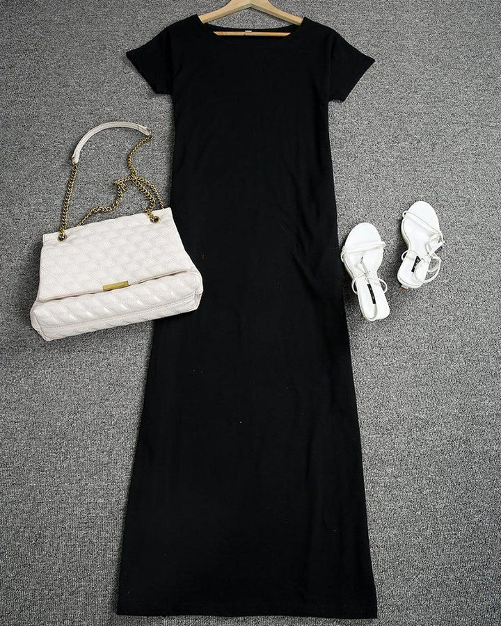 Aureline™ | Relaxed Off-Shoulder Dress
