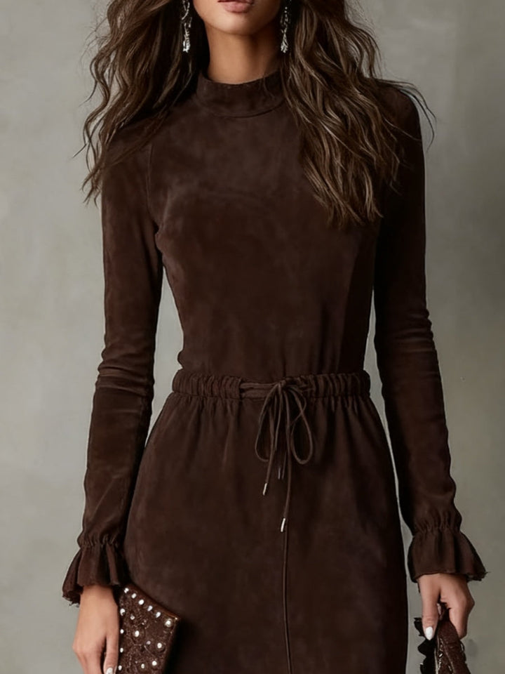 Isla | Premium Midi Dress with Tie Waist