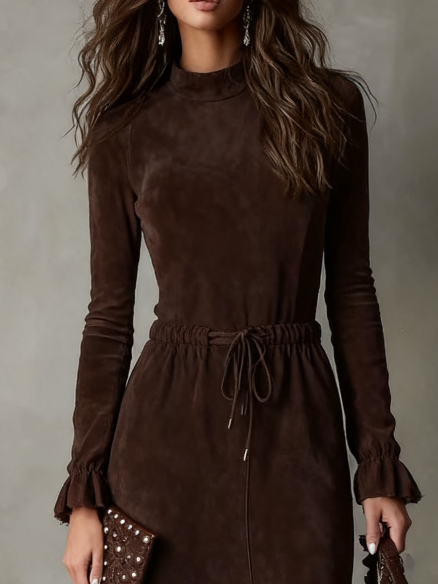 Isla | Midi Dress with Tie Waist