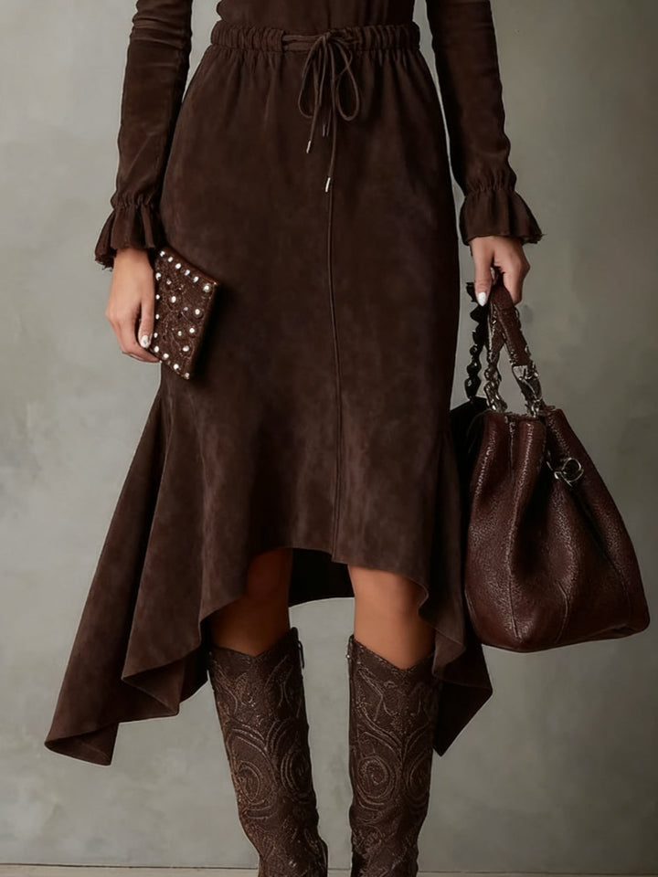 Isla | Midi Dress with Tie Waist