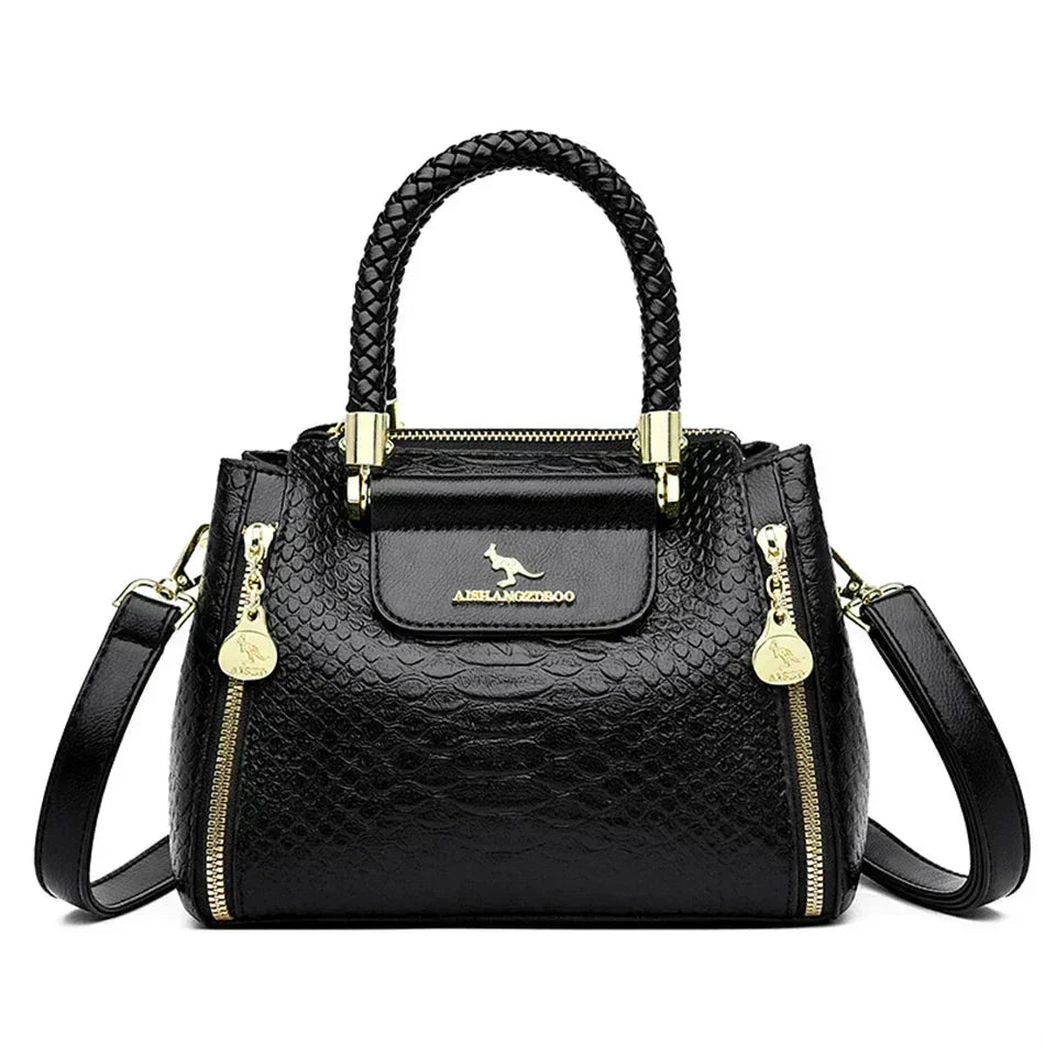 Sage | Designer Large Capacity Leather Bag