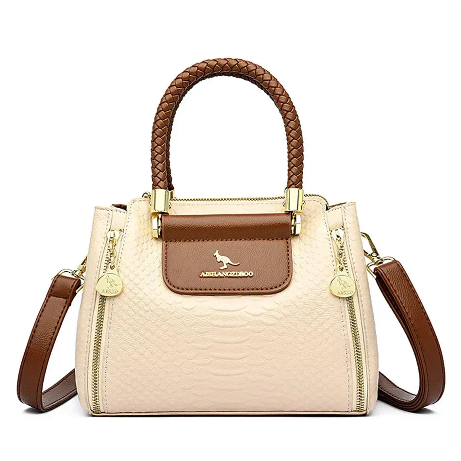 Sage | Designer Large Capacity Leather Bag