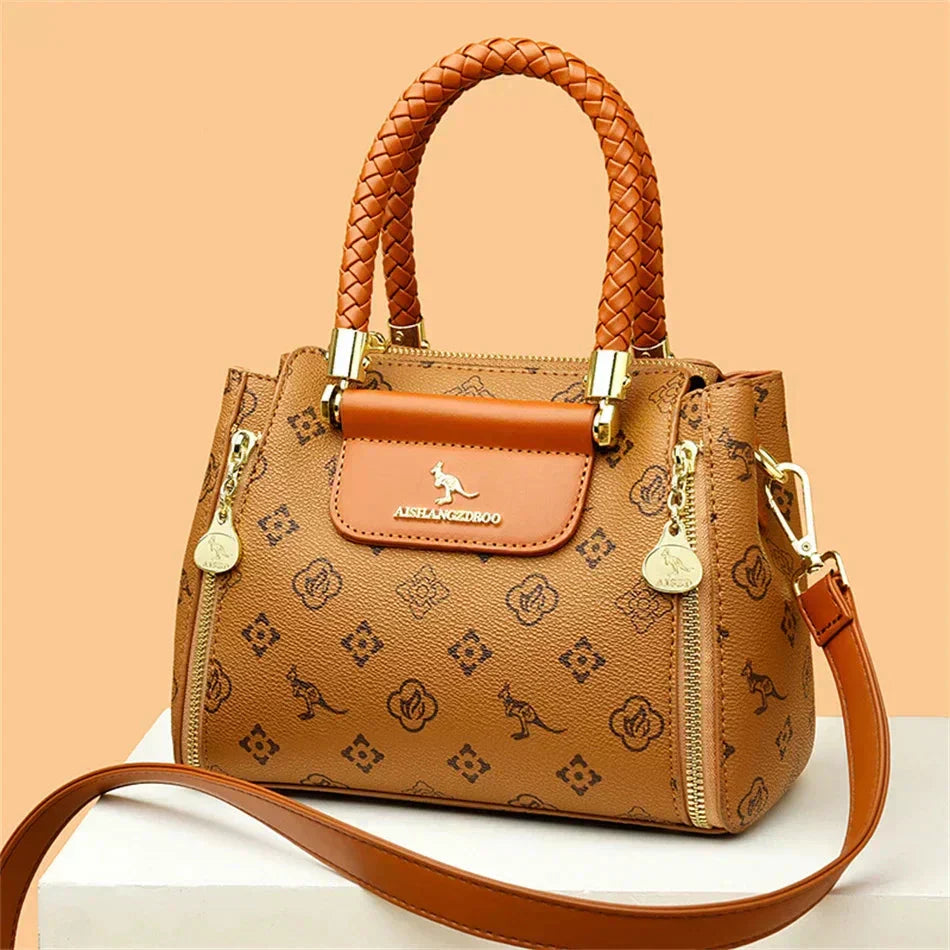 Sage | Designer Large Capacity Leather Bag