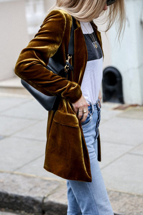 Connie | Velvet Blazer for Women
