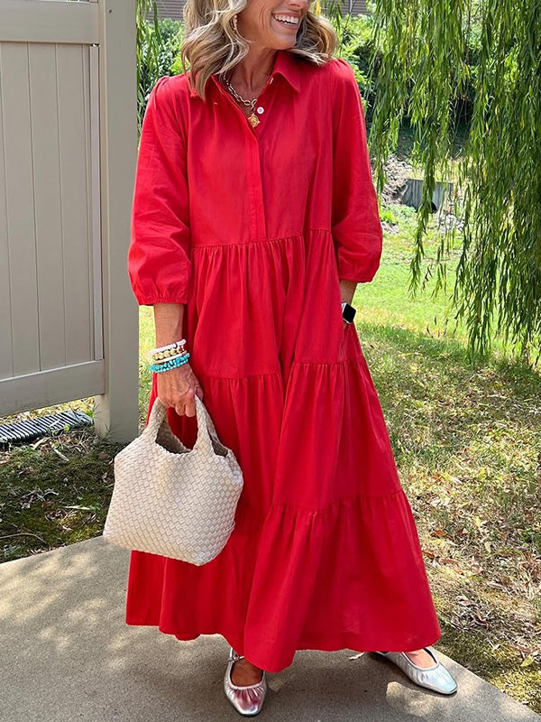 Emily™ | Relaxed Tiered Maxi Dress