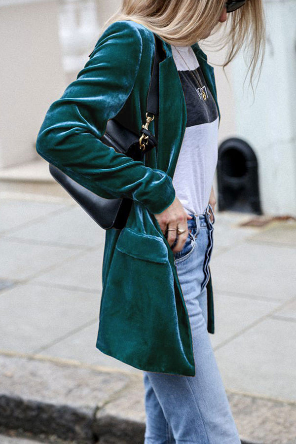 Connie | Velvet Blazer for Women