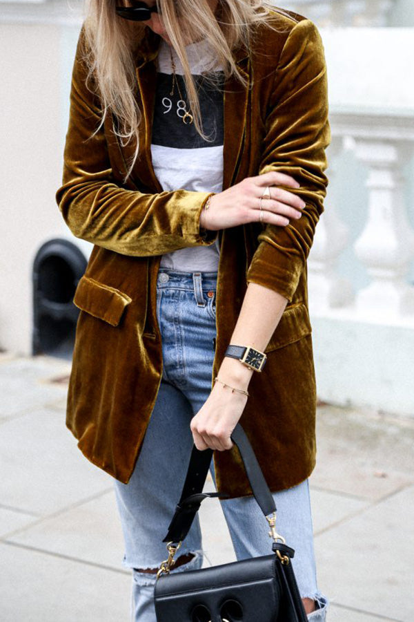 Connie | Velvet Blazer for Women